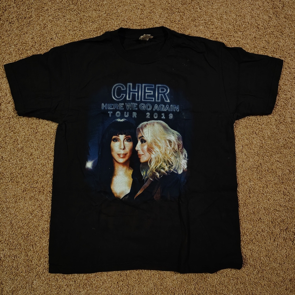 Black Cher Here We Go Again Tour 2019 Graphic Unisex T-shirt Tee Size L